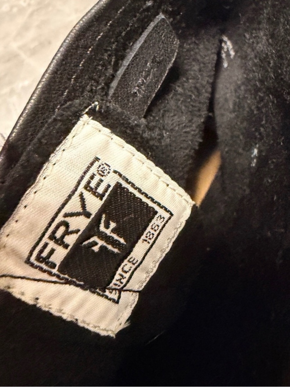 Frye Veronica Boots Black Leather Mid-Calf Buckle Boots - Picture 6 of 11